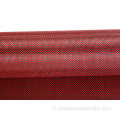 Tissu hybride aramide en carbone rouge 3k rouge 3K